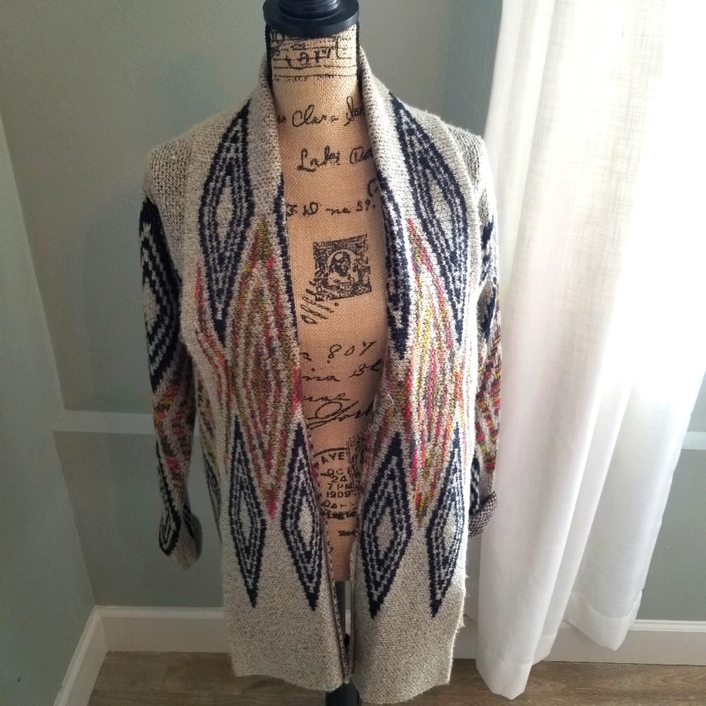 Woven Heart Sweater